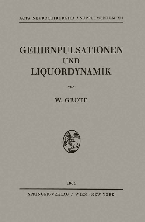 Produktbild: Gehirnpulsationen und Liquordynamik