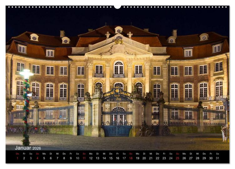 Produktbild: M&uuml;nster - Geschichten aus verschiedenen Jahrhunderten (hochwertiger Premium Wandkalender 2026 DIN A2 quer), Kunstdruck in Hochglanz
