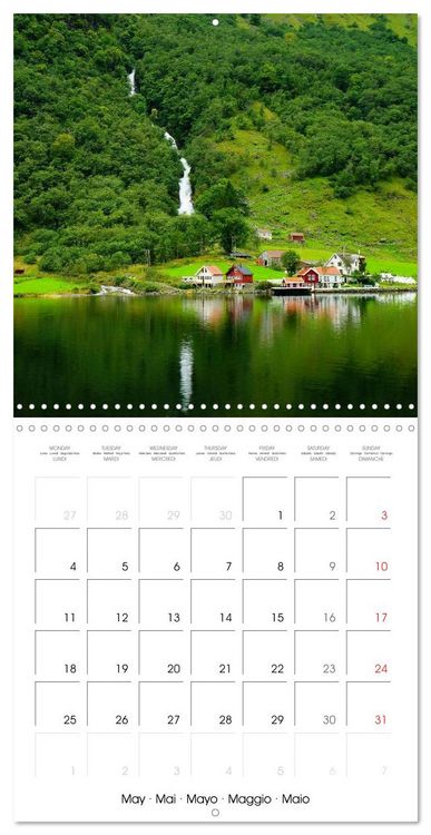 Produktbild: Norway Land of the Vikings and fairy tales (Wall Calendar 2026 12 &times; 12 Inch) CALVENDO 12 Month Wall Calendar