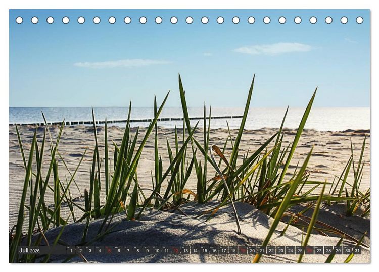 Produktbild: Insel Hiddensee (Tischkalender 2026 DIN A5 quer), CALVENDO Monatskalender