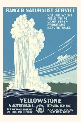 Produktbild: Vintage Journal Yellowstone National Park Travel Poster, Old Faithful