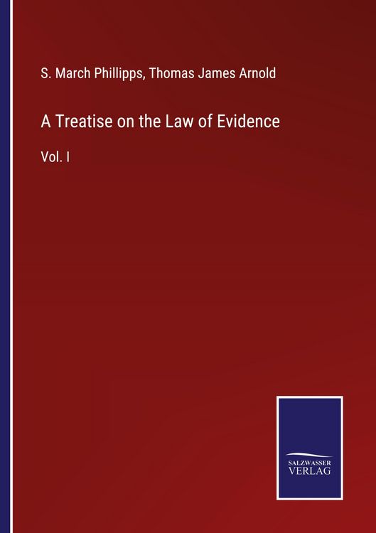 Produktbild: A Treatise on the Law of Evidence