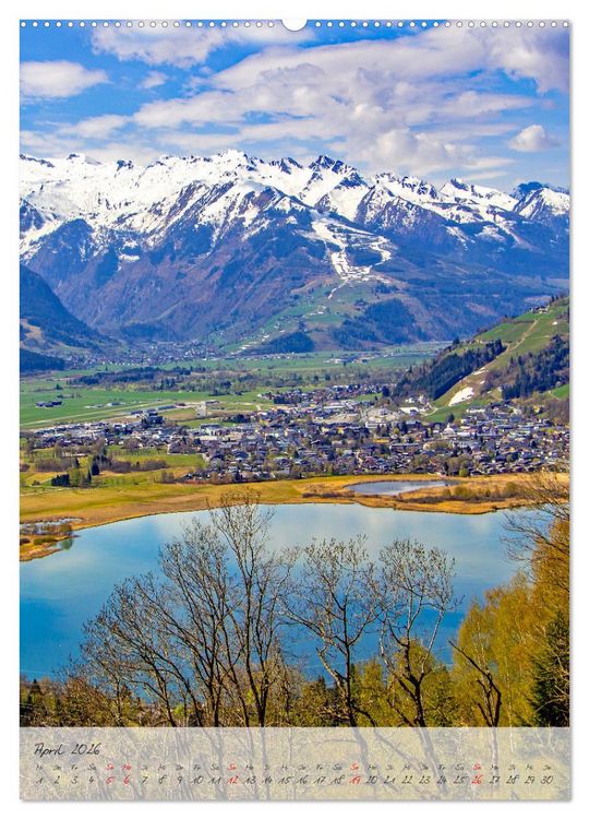 Produktbild: Rund um Zell am See (Wandkalender 2026 DIN A2 hoch), CALVENDO Monatskalender