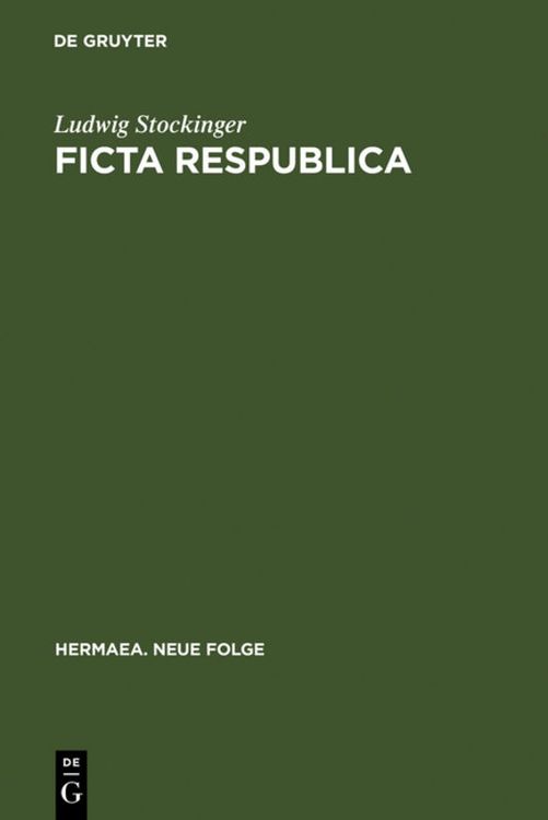 Produktbild: Ficta respublica