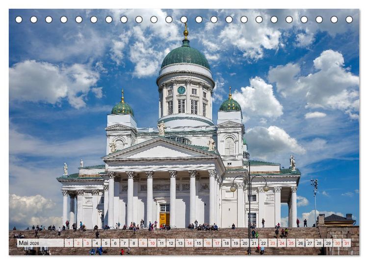 Produktbild: Europa Die Hauptst&auml;dte (Tischkalender 2026 DIN A5 quer), CALVENDO Monatskalender