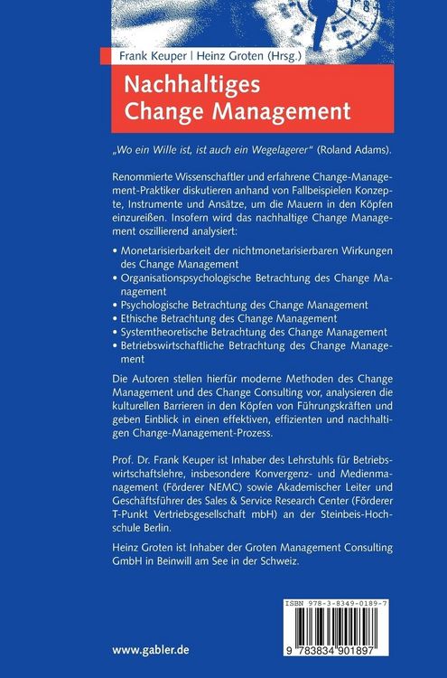 Produktbild: Nachhaltiges Change Management