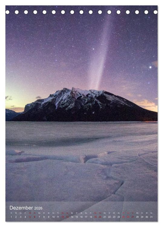 Produktbild: Die kanadischen Rockies (Tischkalender 2026 DIN A5 hoch), CALVENDO Monatskalender