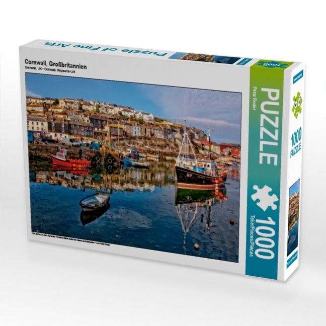 Produktbild: CALVENDO Puzzle Cornwall, Gro&szlig;britannien | 1000 Teile Lege-Gr&ouml;&szlig;e 64x48cm Foto-Puzzle f&uuml;r gl&uuml;ckliche Stunden