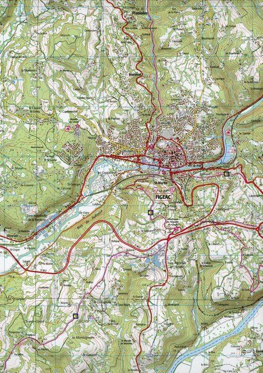 Produktbild: Figeac.Cajarc 1:25 000