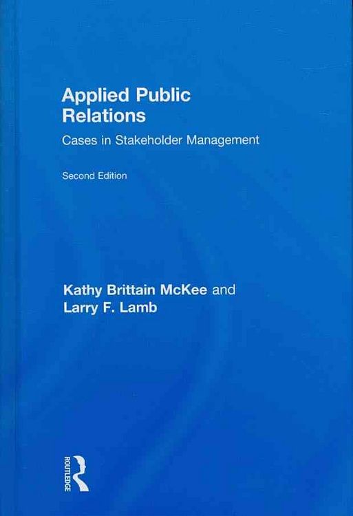 Produktbild: Applied Public Relations 2/e