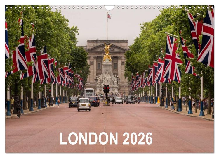 Produktbild: London 2026 (Wall Calendar 2026 DIN A3 landscape), CALVENDO 12 Month Wall Calendar