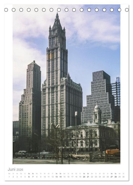 Produktbild: New York City 1963 (Tischkalender 2026 DIN A5 hoch), CALVENDO Monatskalender