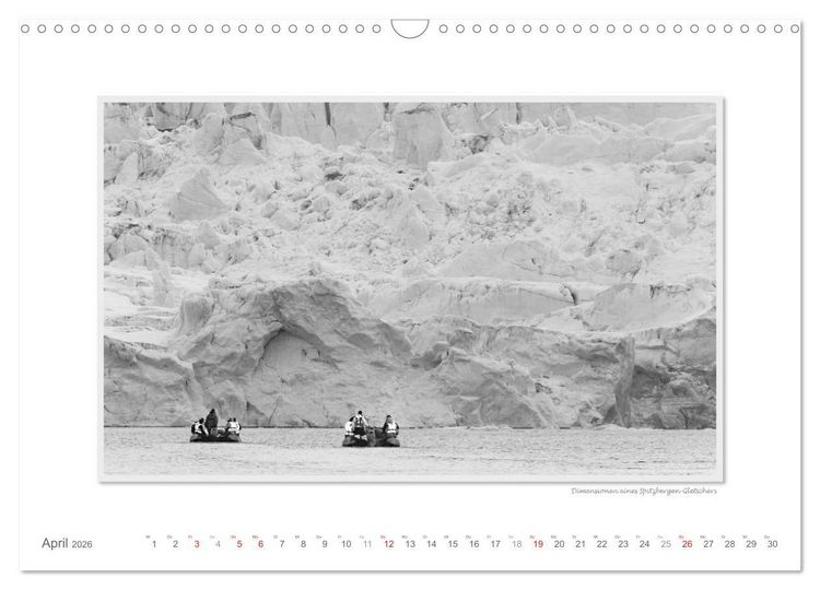 Produktbild: Spitzbergen Svalbard (Wandkalender 2026 DIN A3 quer), CALVENDO Monatskalender
