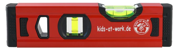 Produktbild: Corvus A600376 - Kids at work, Wasserwaage rot Alu 20 cm