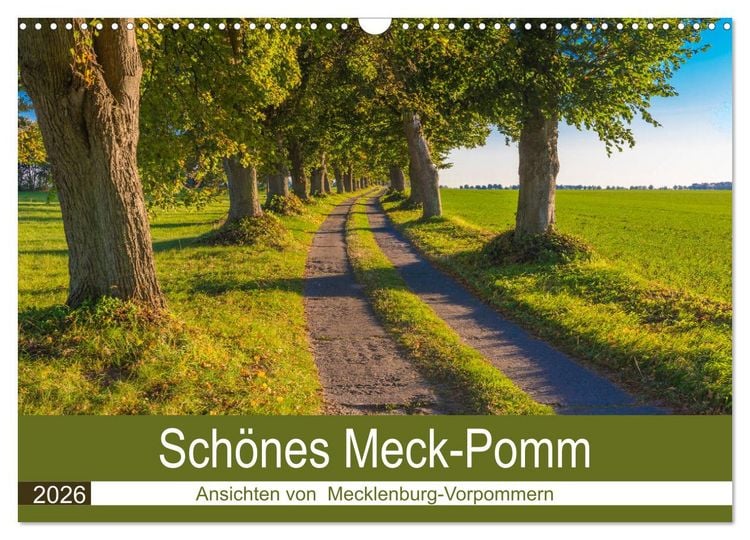 Produktbild: Sch&ouml;nes Meck-Pomm (Wandkalender 2026 DIN A3 quer), CALVENDO Monatskalender