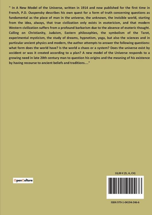 Produktbild: A New Model of the Universe