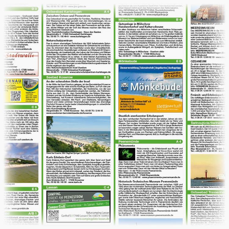 Produktbild: Usedom und Haffk&uuml;ste 1:100 000