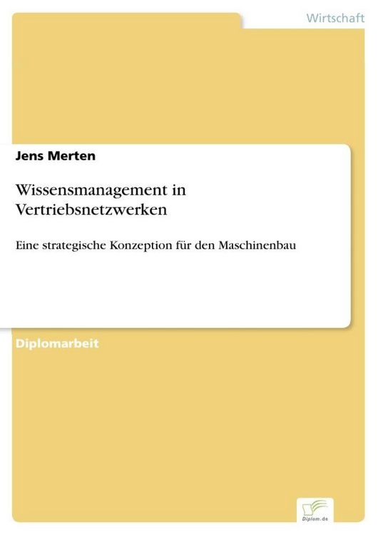 Produktbild: Wissensmanagement in Vertriebsnetzwerken