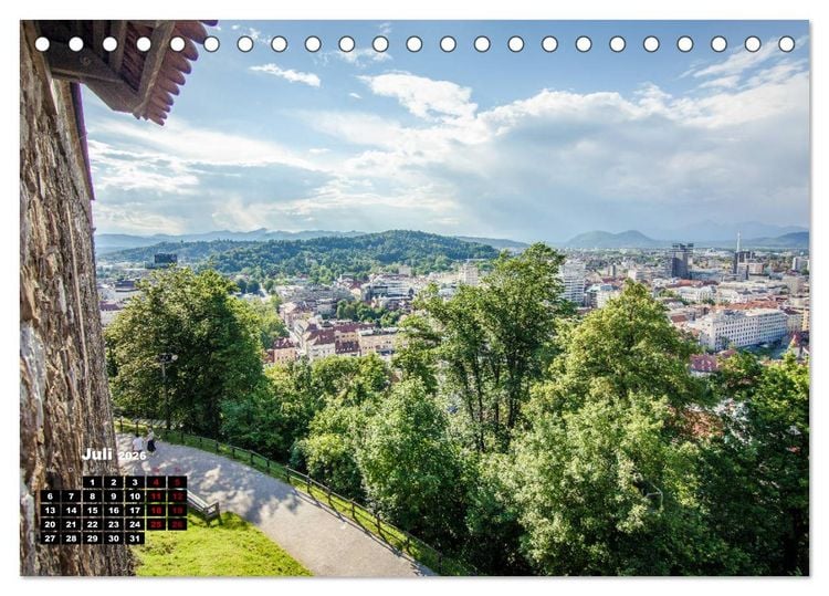Produktbild: Gr&uuml;nes Slowenien (Tischkalender 2026 DIN A5 quer), CALVENDO Monatskalender
