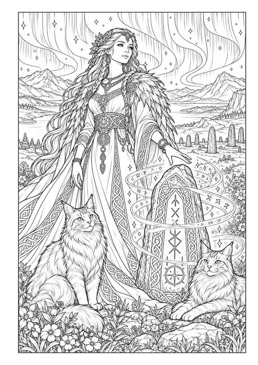 Produktbild: G&ouml;tter & Legenden &ndash; Fantasy Malbuch f&uuml;r Erwachsene mit 50 detailreichen Ausmalbildern