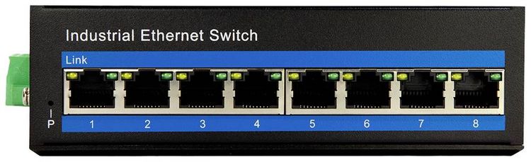 Produktbild: LogiLink NS203 NS203 Industrial Ethernet Switch 8 Port 10 / 100 / 1000MBit/s