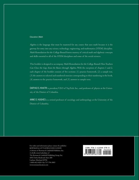 Produktbild: Math Remediation for the College Bound