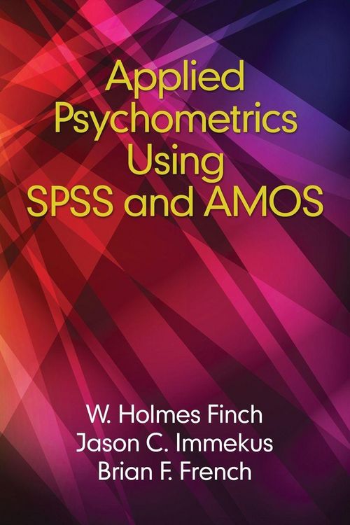 Produktbild: Applied Psychometrics using SPSS and AMOS