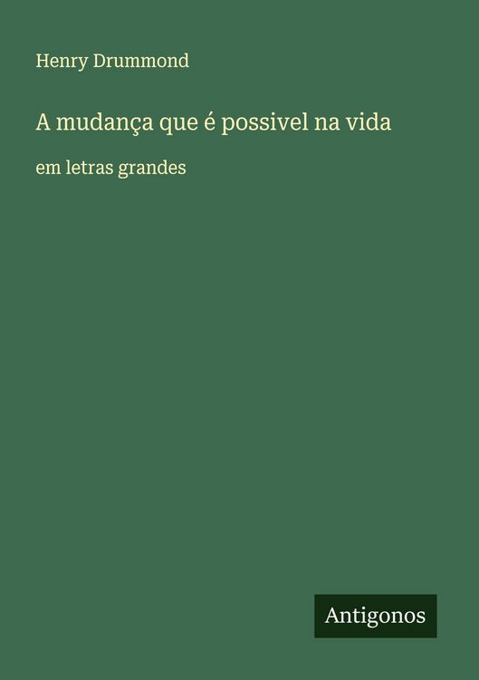 Produktbild: A mudan&ccedil;a que &eacute; possivel na vida