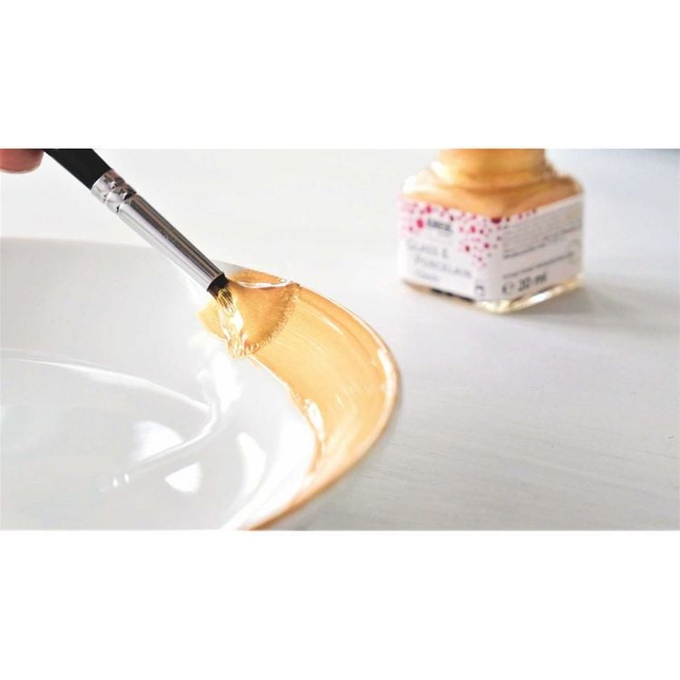 Produktbild: KREUL Glass & Porcelain Classic Metallicfarben Set, 6 x 20 ml
