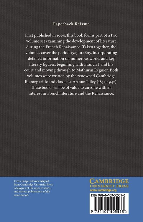 Produktbild: The Literature of the French Renaissance