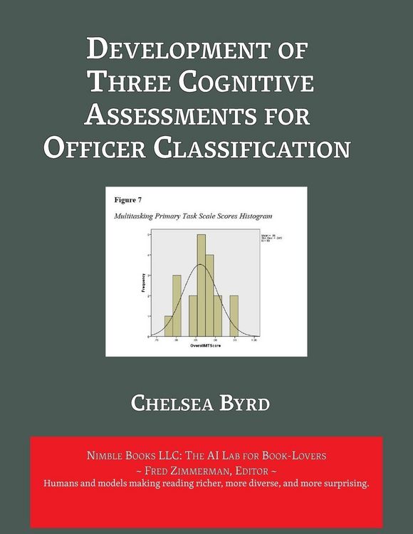 Produktbild: Development of Three Cognitive Assessments for Officer Classification