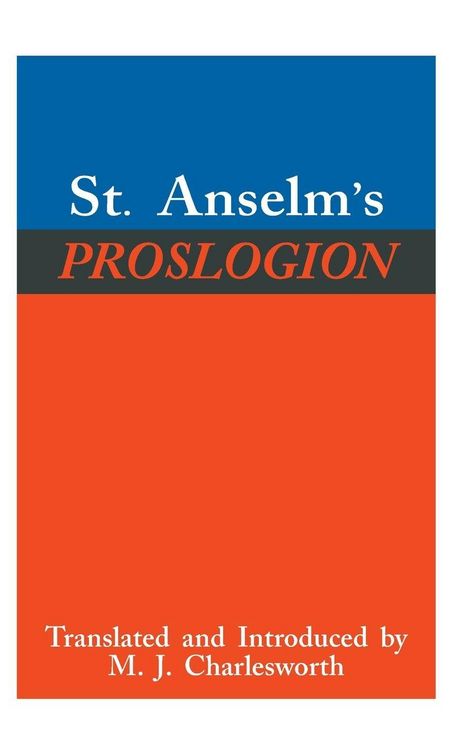 Produktbild: St. Anselm's Proslogion