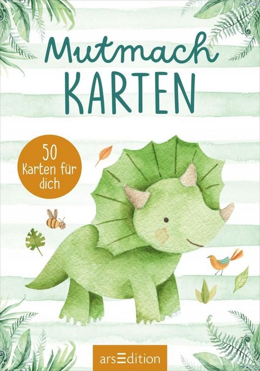 Produktbild: Mutmachkarten &ndash; Dino (Aquarelloptik)