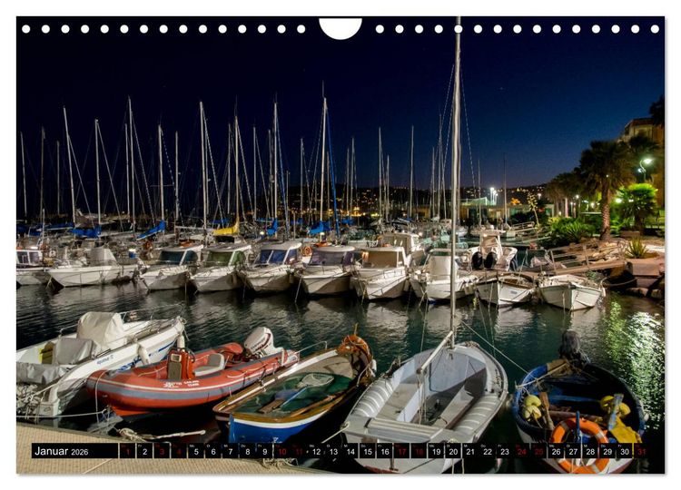 Produktbild: Riviera und Mehr - Nizza, Cannes, San Remo, Monaco (Wandkalender 2026 DIN A4 quer), CALVENDO Monatskalender