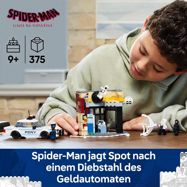 Produktbild: LEGO Marvel Spider-Verse: Miles Morales vs. Spot - Superhelden Set 76311