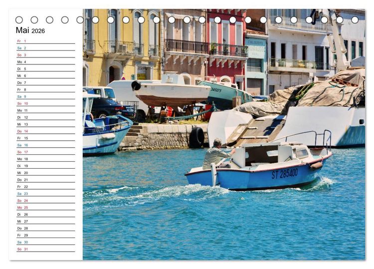 Produktbild: S&egrave;te - Das Venedig des Languedoc (Tischkalender 2026 DIN A5 quer), CALVENDO Monatskalender