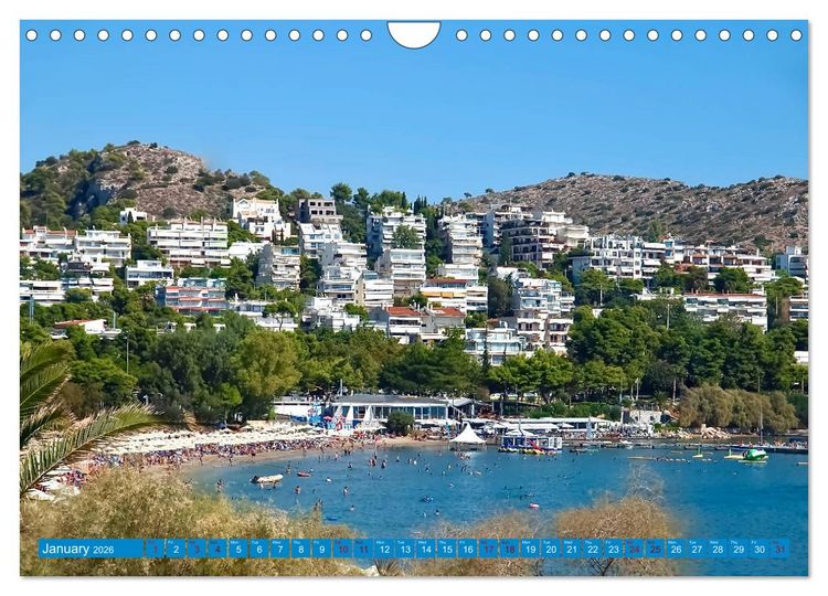 Produktbild: Athens My Love (Wall Calendar 2026 DIN A4 landscape), CALVENDO 12 Month Wall Calendar