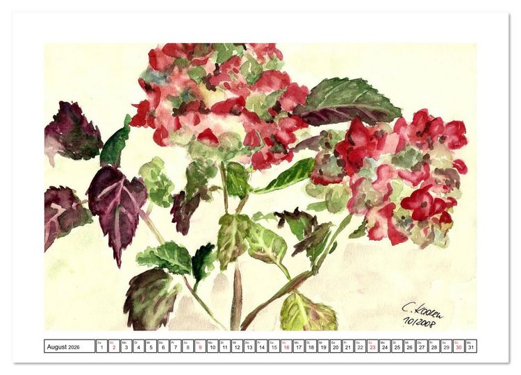 Produktbild: Der AQUARELL-Kalender (Wandkalender 2026 DIN A4 quer), CALVENDO Monatskalender