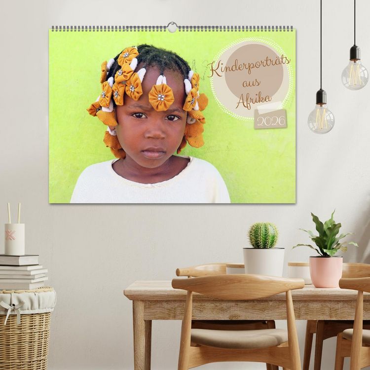 Produktbild: Kinderportr&auml;ts aus Afrika (Wandkalender 2026 DIN A2 quer), CALVENDO Monatskalender
