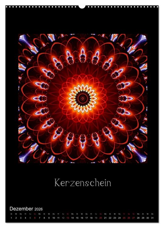 Produktbild: Mandalas - Spiegel der Seele (Wandkalender 2026 DIN A2 hoch), CALVENDO Monatskalender