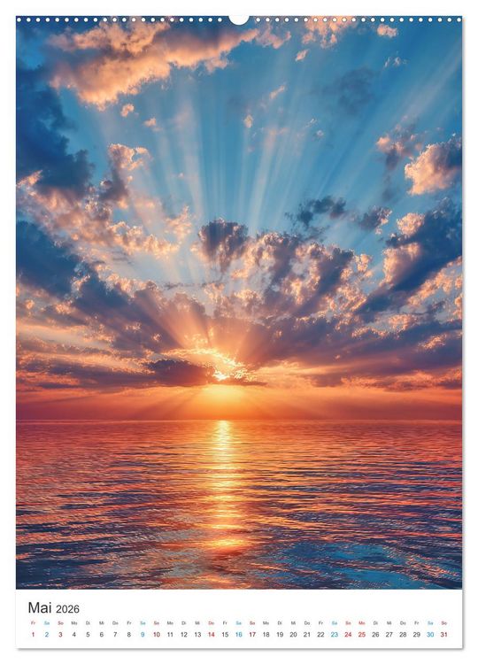 Produktbild: Sehnsucht nach dem Meer (hochwertiger Premium Wandkalender 2026 DIN A2 hoch), Kunstdruck in Hochglanz