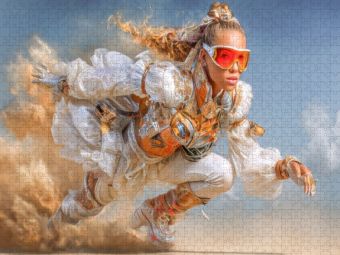 Produktbild: CALVENDO Puzzle Festival in der W&uuml;ste | 1000 Teile Lege-Gr&ouml;&szlig;e 64x48cm Foto-Puzzle f&uuml;r gl&uuml;ckliche Stunden