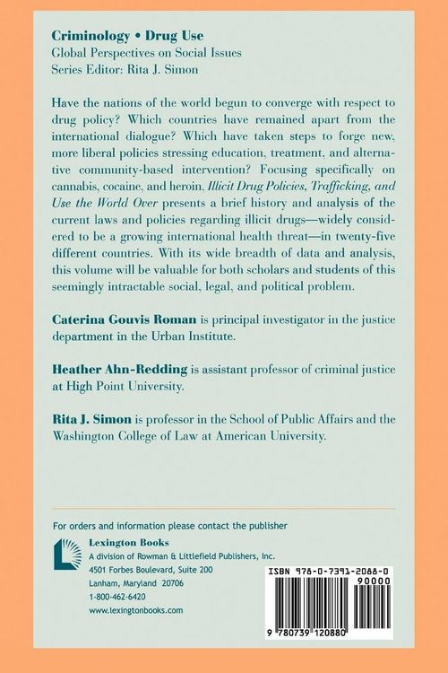 Produktbild: Illicit Drug Policies, Trafficking, and Use the World Over