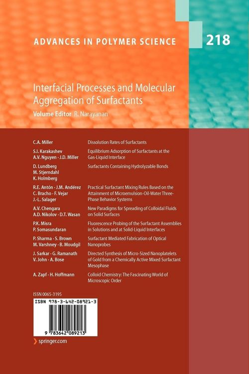 Produktbild: Interfacial Processes and Molecular Aggregation of Surfactants