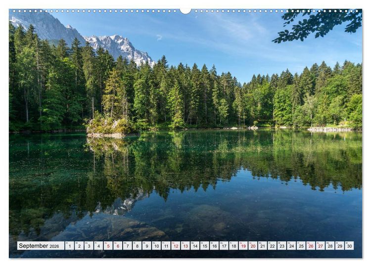 Produktbild: Ein Sommer rund um Garmisch-Partenkirchen (Wandkalender 2026 DIN A2 quer), CALVENDO Monatskalender