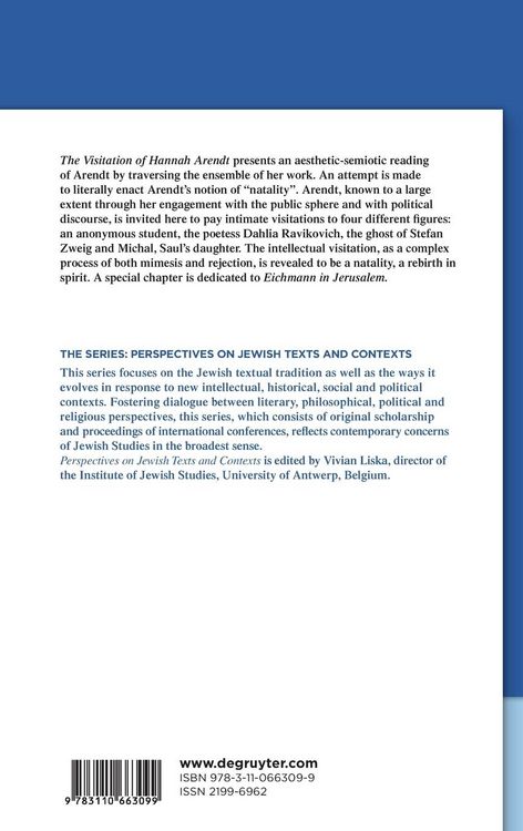 Produktbild: The Visitation of Hannah Arendt