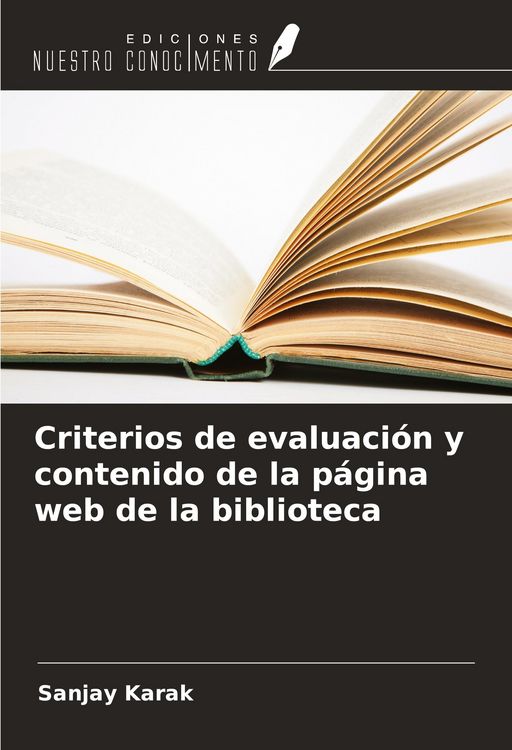 Produktbild: Criterios de evaluaci&oacute;n y contenido de la p&aacute;gina web de la biblioteca