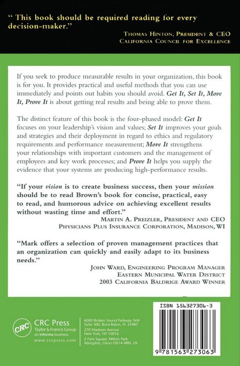 Produktbild: Get It, Set It, Move It, Prove It