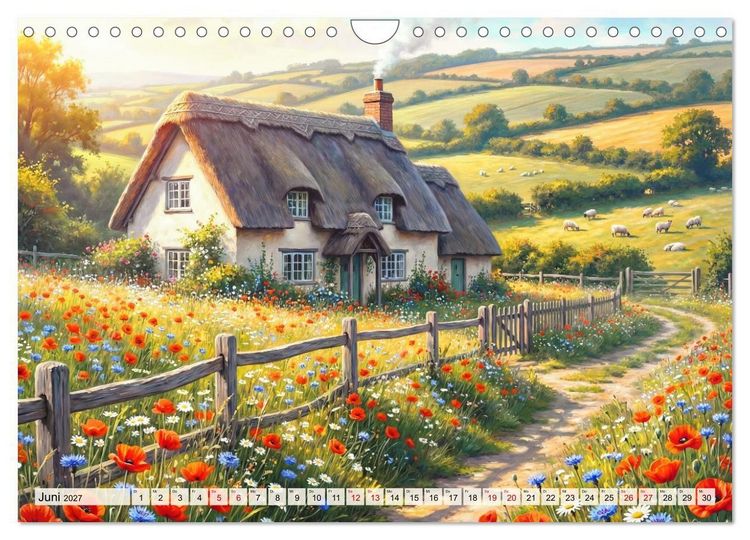 Produktbild: Auf dem Land - Eine Reise in die F&uuml;nfzigerjahre (Wandkalender 2027 DIN A4 quer), CALVENDO Monatskalender