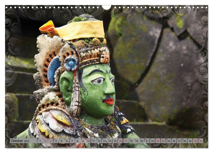 Produktbild: Bali - Tempelw&auml;chter und D&auml;monen (Wandkalender 2027 DIN A3 quer), CALVENDO Monatskalender